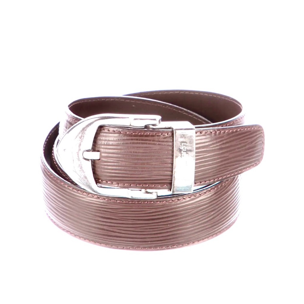 Louis Vuitton Brown Leather Belt